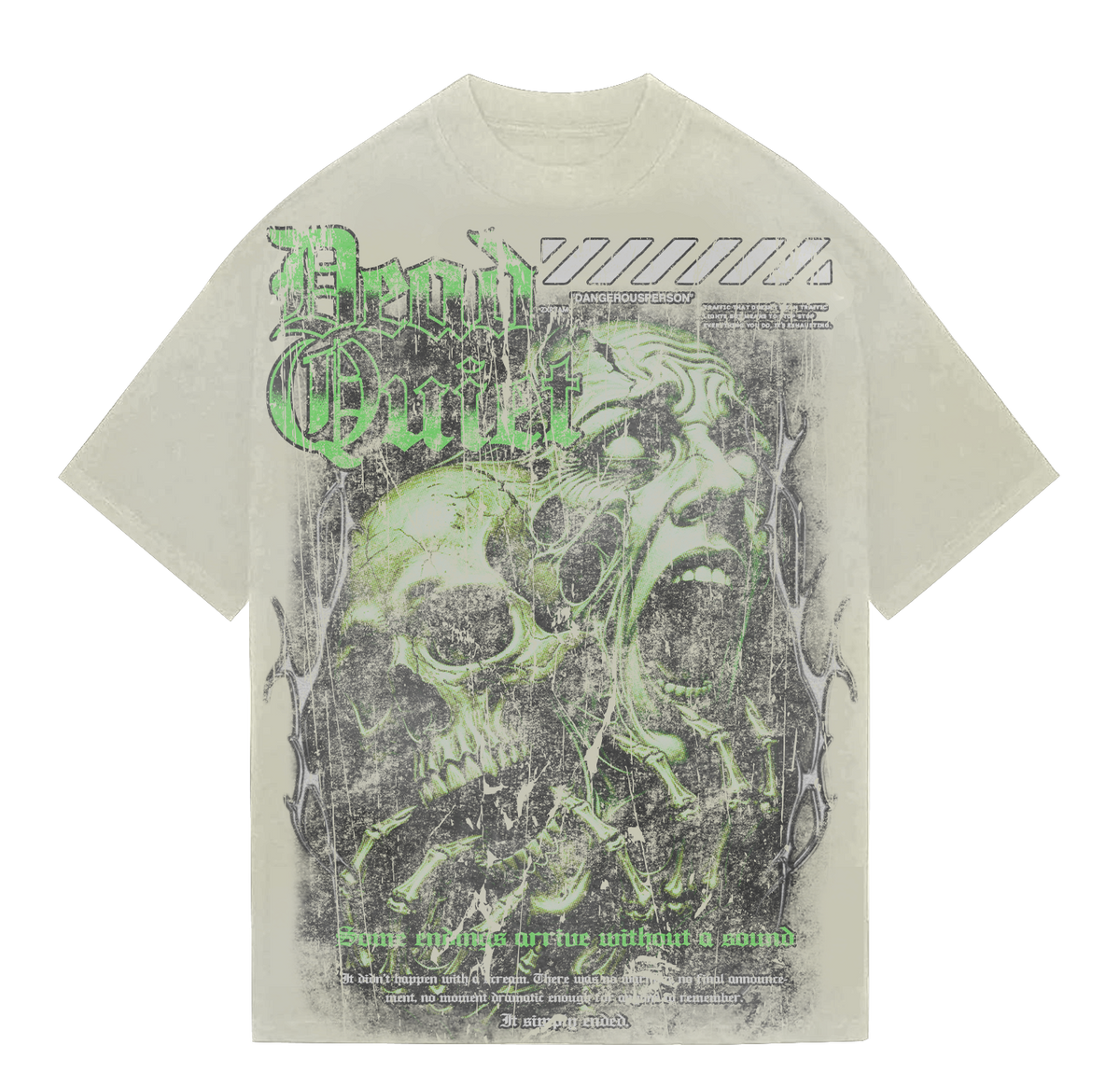 NO ONE HEARD THE END TEE